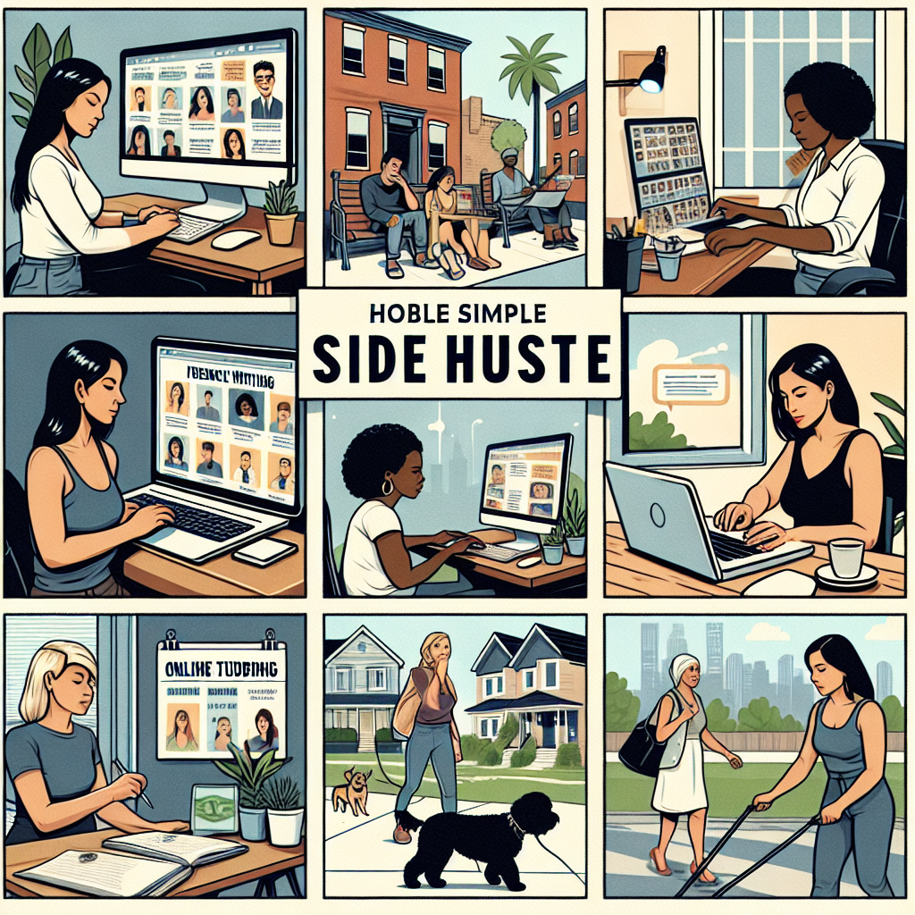 Easy Side Hustles That Can Help You Reach Financial Goals