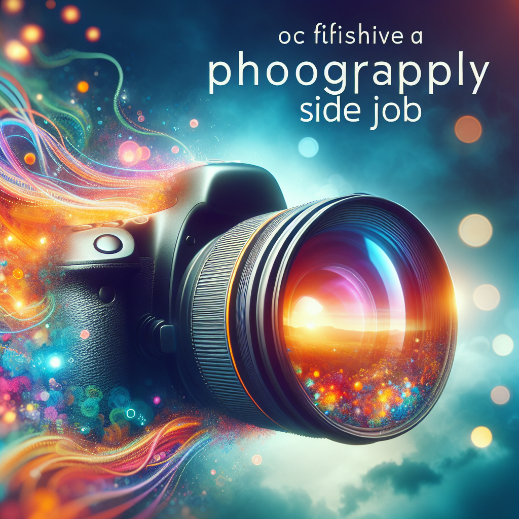 Side Hustle Ideas for Photography Enthusiasts