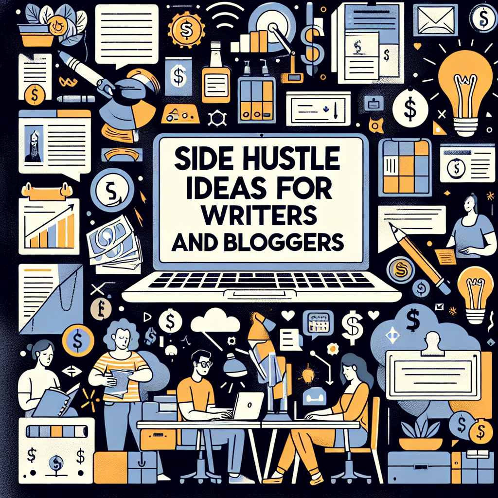 Side Hustle Ideas for Writers and Bloggers